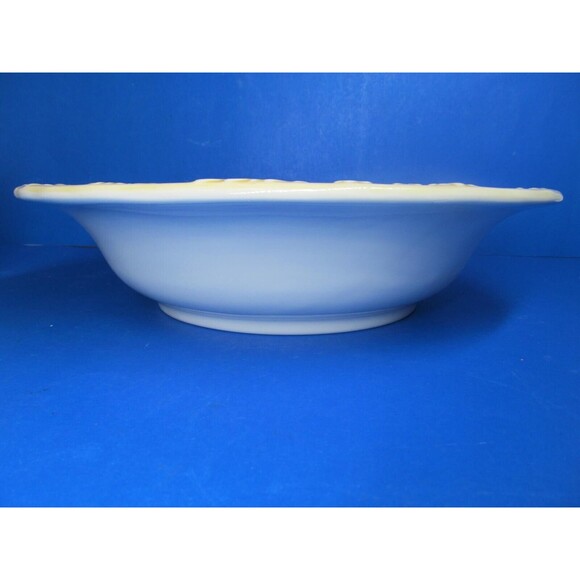 Williams Sonoma Italy Napa Saffron 12 1/2" X 3" Large Salad Serving Bowl VGC - Picture 11 of 13